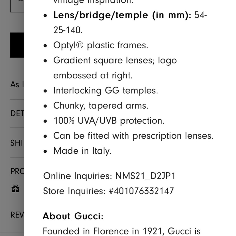 Gucci sunglasses - Picture 2 of 8